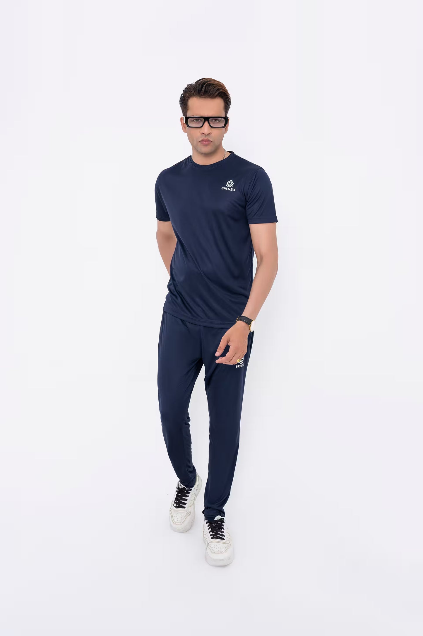 T-shirt front view Navy