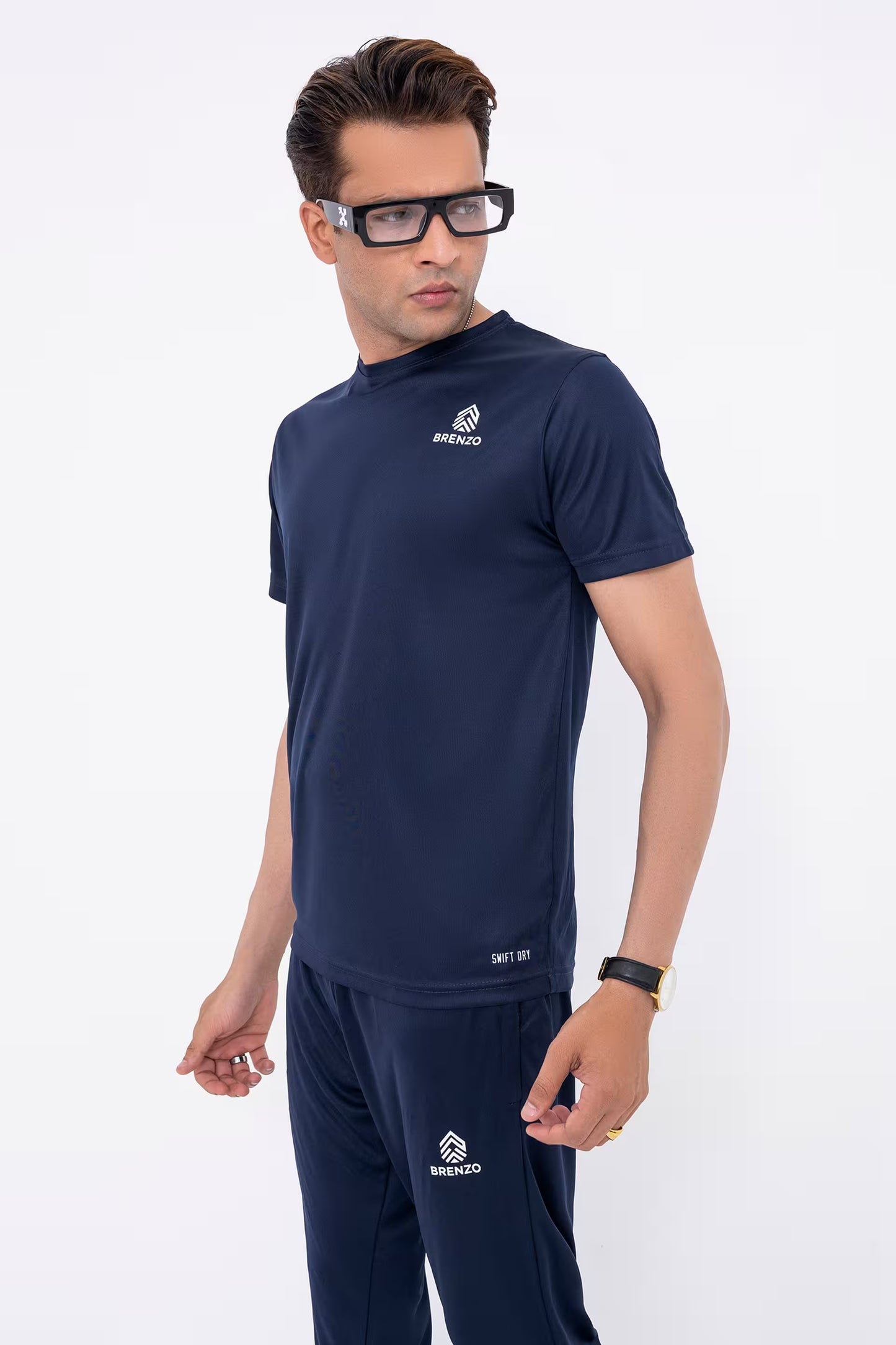 T-shirt front view Navy