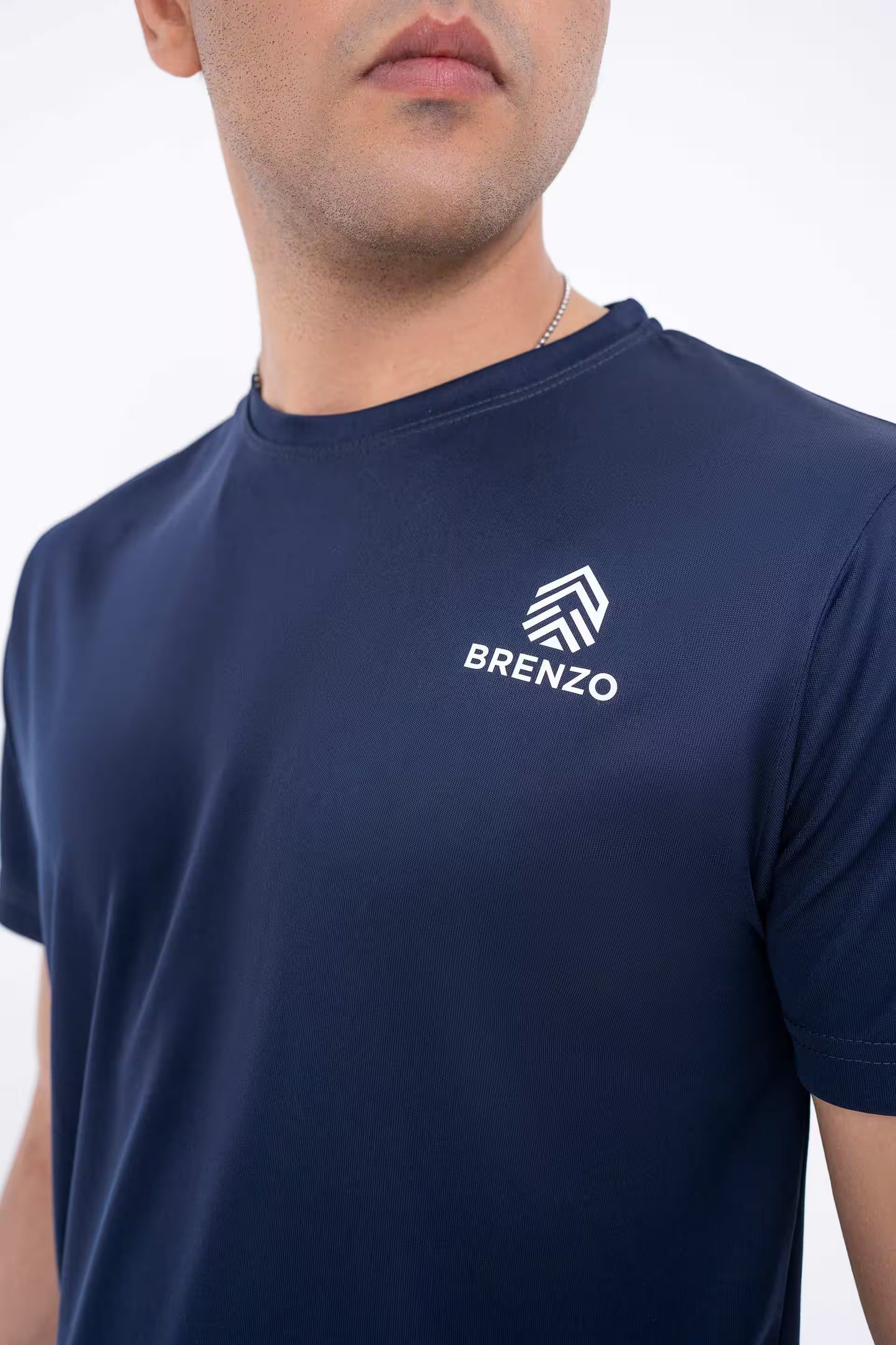 T-shirt front view Navy