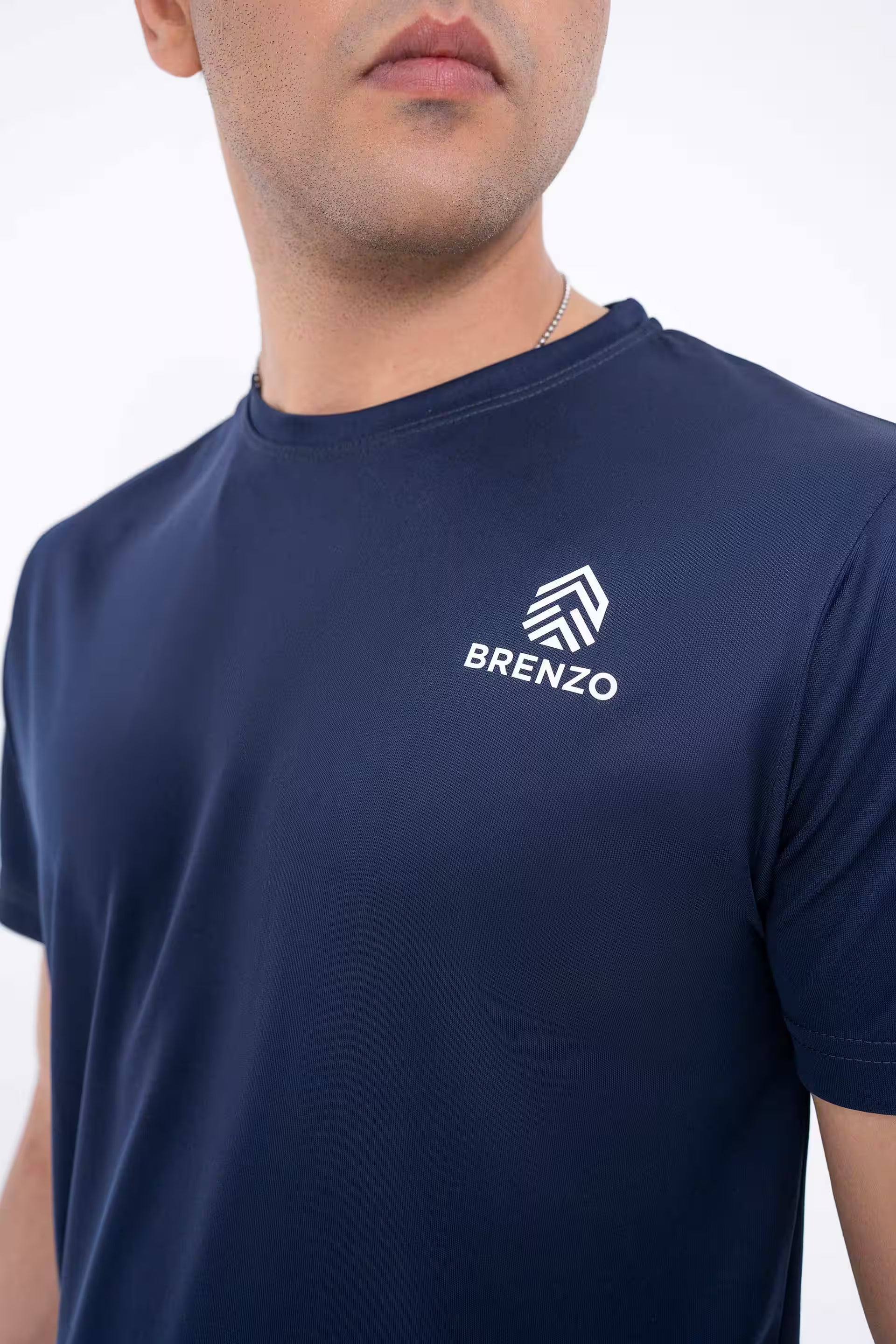 T-shirt front view Navy