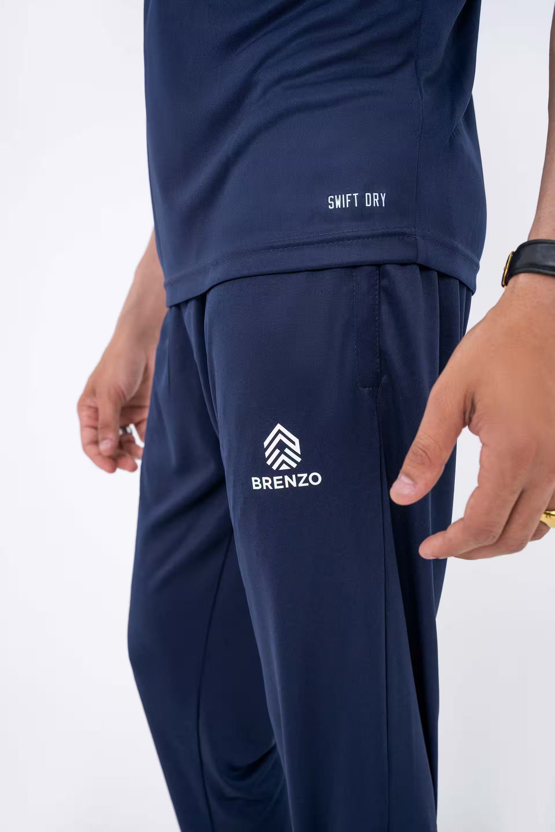 T-shirt front view Navy